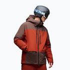 Giacca da sci da uomo Oakley Canopy Pro Insulated dark umber/flame red
