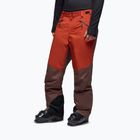 Pantaloni da sci da uomo Oakley Canopy Pro Insulated Dark Umber/Flame Red