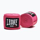 Bende da boxe Leone 1947 Hand Wraps 350 cm pink