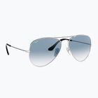 Occhiali da sole Ray-Ban Aviator Classic silver/light blue