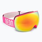 Maschera da sci Neon Beam pink/mirror red