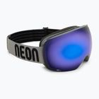 Maschera da sci Neon Beam anthracite/mirror blue