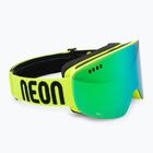 Maschera da sci Neon Light yellow/mirror green