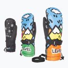 Guanti da snowboard per bambini Level Junior Mitt pk rainbow
