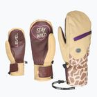 Guanti da snowboard da donna Level Pulsar Mitt beige