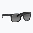 Occhiali da sole Ray-Ban Justin Classic matt black gum/dark grey