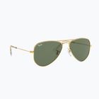 Occhiali da sole per bambini Ray-Ban Aviator arista gold/dark green