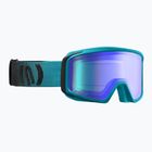 Maschera da sci Neon Eclipse petroleum/mirror blue