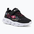 Scarpe per bambini Champion Funfair Print G PS Low Cut new black/fluorescent pink/imperial light blue