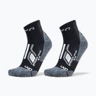 Calze da uomo UYN Trekking Approach Low Cut 2 pack black/grey