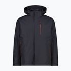 Giacca imbottita da uomo CMP 36Z2257D Zip Hood Detachable Inn antracite