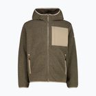 Cappotto imbottito da uomo CMP 36K2247 Fix Hood Parka teak mel