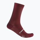 Calze Castelli Espresso 18 rosso ricco da uomo