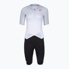 Body da ciclismo da donna Castelli Free Sanremo 3 SS in white/black