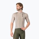 Maglietta da ciclismo da uomo Castelli Drittone Logo clay/belgian blue