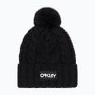 Berretto invernale Oakley Harper Pom Beanie nero/bianco con logo