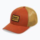 Cappello da baseball Oakley B1B Hdo Patch Trucker da uomo, color arancio/zolfo