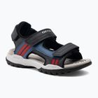 Geox Borealis sandali junior blu oceano/rosso
