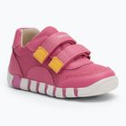 Geox Iupidoo rosa / giallo scarpe da bambino