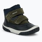 Stivali da neve per bambini Geox Omar nero/verde scuro