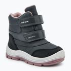 Geox Flantil ABX scarpe da bambino antracite/rosa scuro