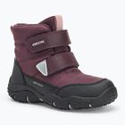 Geox Baltic ABX bordeaux scuro/nero stivali da neve per bambini