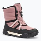 Geox Trekkyup ABX junior stivali da neve rosa antico / nero