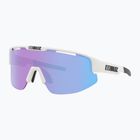 Occhiali da sole Bliz Matrix Nano Optics Nordic Light bianco opaco/begonia/blu viola multi