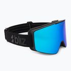 Maschera da sci Bliz G001S matte black/brown/blue multi