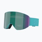 Maschera da sci Bliz Flow matte turquoise/brown/green multi