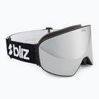 Maschera da sci Bliz Flow matte black/smoke/silver mirror