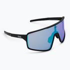 Occhiali da sole Bliz P001S Nano Optics Nordic Light nero opaco/begonia/blu viola multi