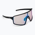 Occhiali da sole Bliz P001 Nano Optics Nordic Light nero opaco/corallo/blu arancione multi