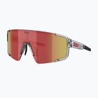 Occhiali da sole Bliz P003 transparent dark grey/brown red multi