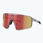 Occhiali da sole Bliz P001 transparent dark grey/brown red multi