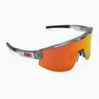 Occhiali da sole Bliz Matrix transparent dark grey/brown red multi