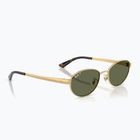 Occhiali da sole Ray-Ban RB3774D arista gold/dark green polarized