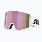 Maschera da sci Bliz G003S matte white/brown/pink multi