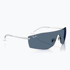 Occhiali da sole Ray-Ban Alix Bio-Based silver/dark blue