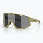 Occhiali da sole Bliz Fusion matte amber green/smoke silver mirror