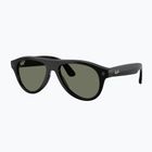 Occhiali con telecamera Ray-Ban Meta Aviator shiny black/g15 green polar