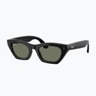 Occhiali con telecamera Ray-Ban Meta Zena shiny black/g15 green polar