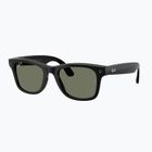 Occhiali con telecamera Ray-Ban Meta Wayfarer shiny black/g15 green polar