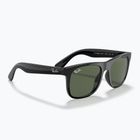 Occhiali da sole per bambini Ray-Ban Justin black/dark green