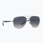 Occhiali da sole Ray-Ban RB3683 brass/blue grey polarized