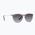 Occhiali da sole per bambini Ray-Ban Erika transparent violet/grey gradient
