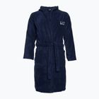 EA7 Accappatoio Emporio Armani Water Sports Core blu navy/ bianco