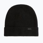 Berretto invernale da uomo Woolrich Knitted Ribbed Beanie black