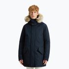 Giacca da uomo Woolrich Polar High Collar Fur melton blu