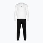 Tuta da uomo EA7 Emporio Armani Train Core ID Hoodie Coft bianco/nero